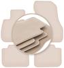 PREMIUM beige floor mats for: BMW X1 F48 SUV 2015-2019