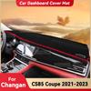 Для Changan CS85 Coupe 2021- 2023 Коврик на приборную панель автомобиля Козырек от солнца Защитный коврик от света Ковер на приборную панель Защитные аксессуары