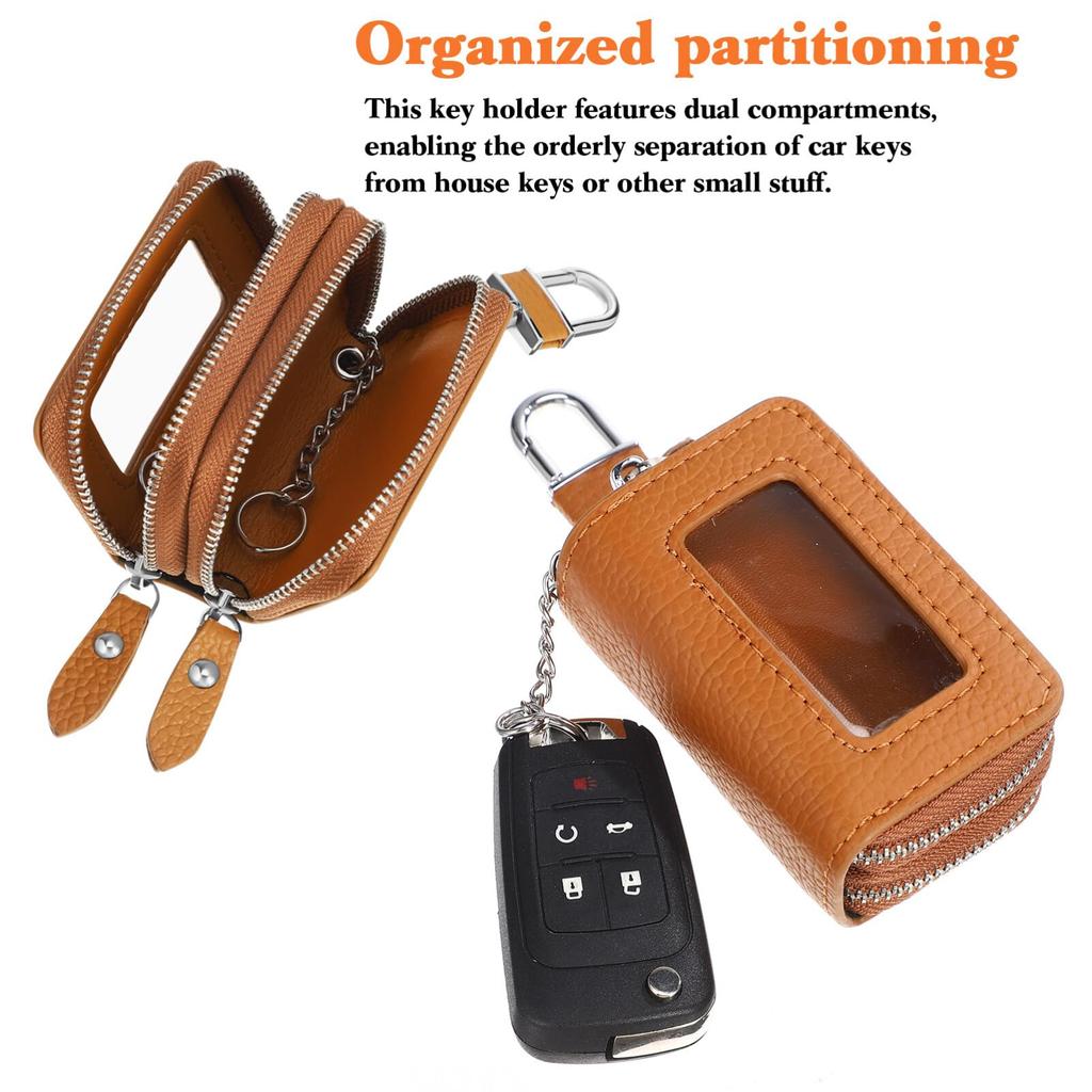 POPETPOP Key Case, Smart Key Compatible, Coin Case, Key Holder, Smart Key Case, Car,