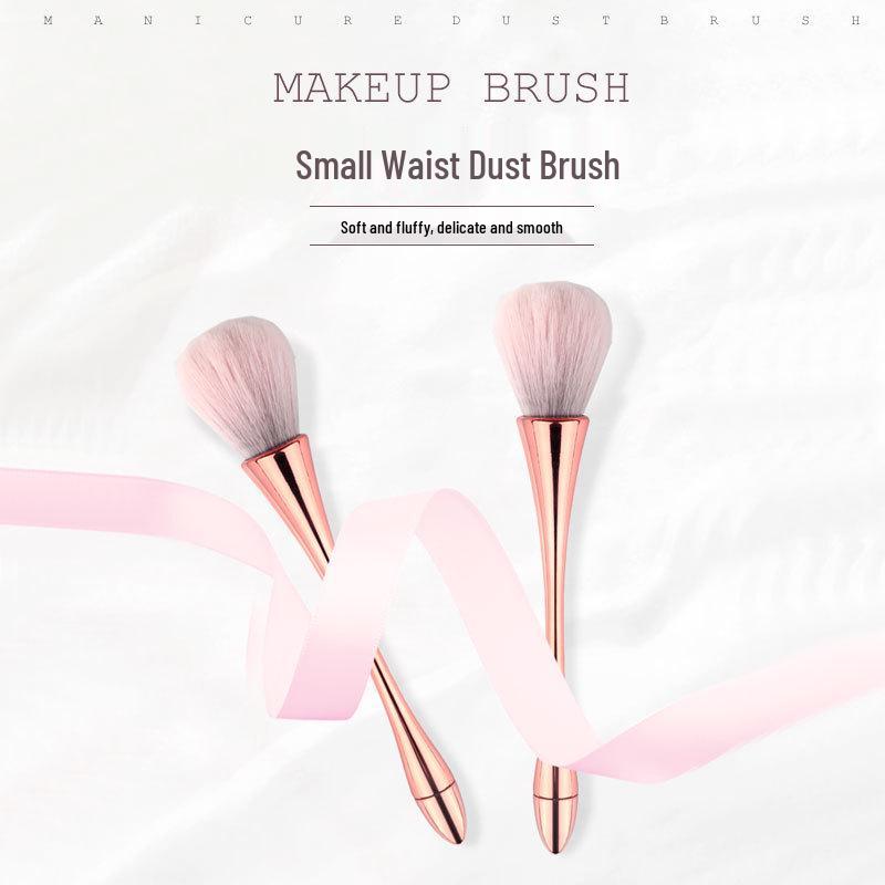 Soft Bristle Nail & Makeup Brush: Water Drop Design