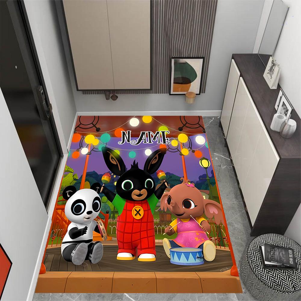 Friends Adventure Customize Your Name Floor Mat Design for Living Rooms Balcony Playrooms Kitchen Antislip Carpet Anime Office Decor Spiritual Gift