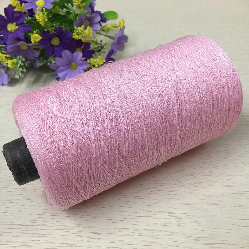 250 г Красивая блестящая льняная пряжа золотого и серебряного цвета для ручного вязания крючком, тонкая швейная нить для летнего кардигана, накидки