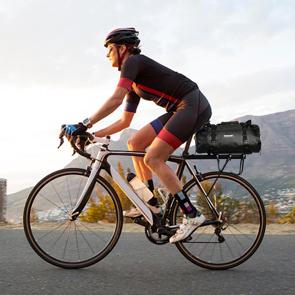 20 л Водонепроницаемая дорожная сумка Многофункциональная сумка-баул для велосипеда, задняя сумка-багажник, сумка-панье на багажник, для активного отдыха, кемпинга