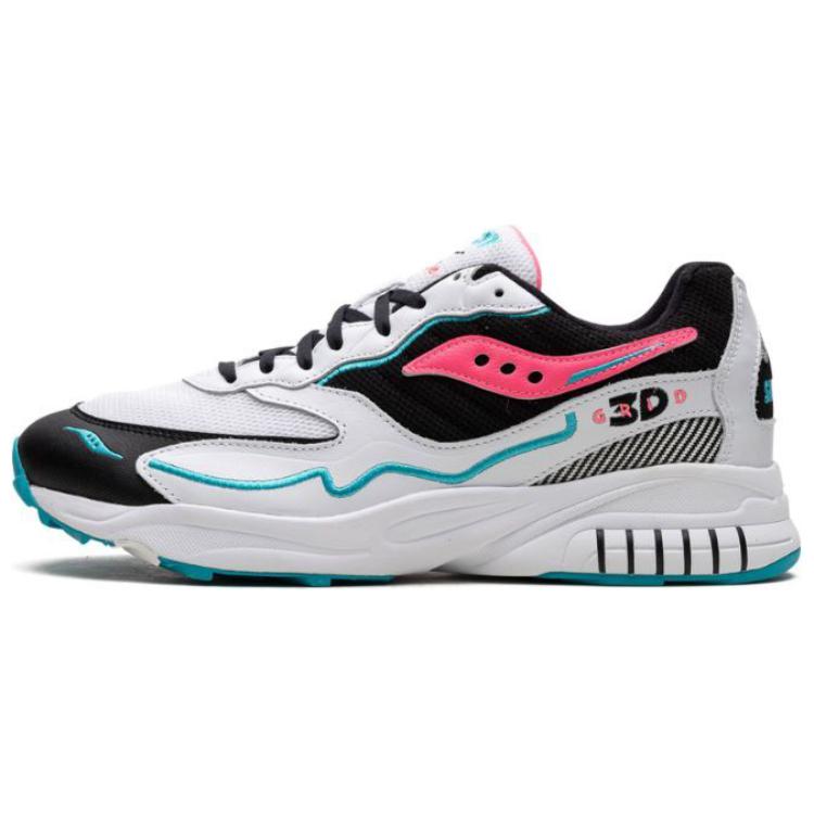 SAUCONY 3D Сетка Ураган 'Белый Черный Розовый' S70646-4