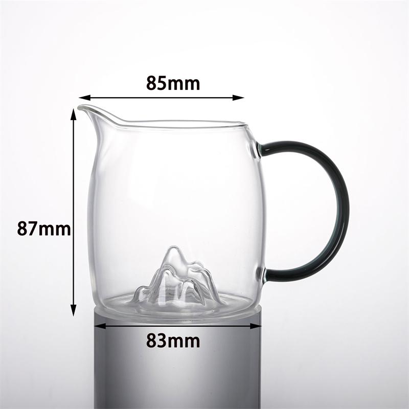 400 мл Guanshan термостойкий стеклянный чайный кувшин Fair Cup Kung Fu Tea Set Chahai Tea Ceremony Glass Serviсe Tea Cup Coffee Pot