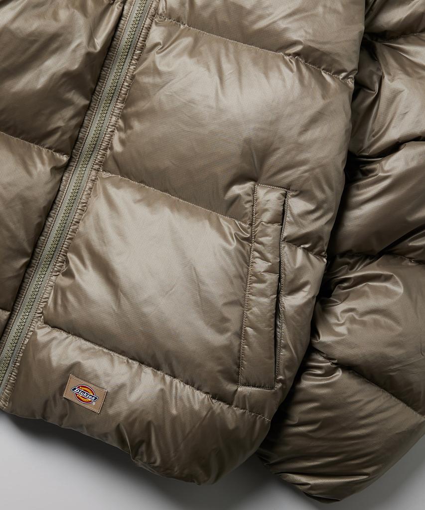 Dickies Блочная тяжелая пуховая куртка хаки-серый