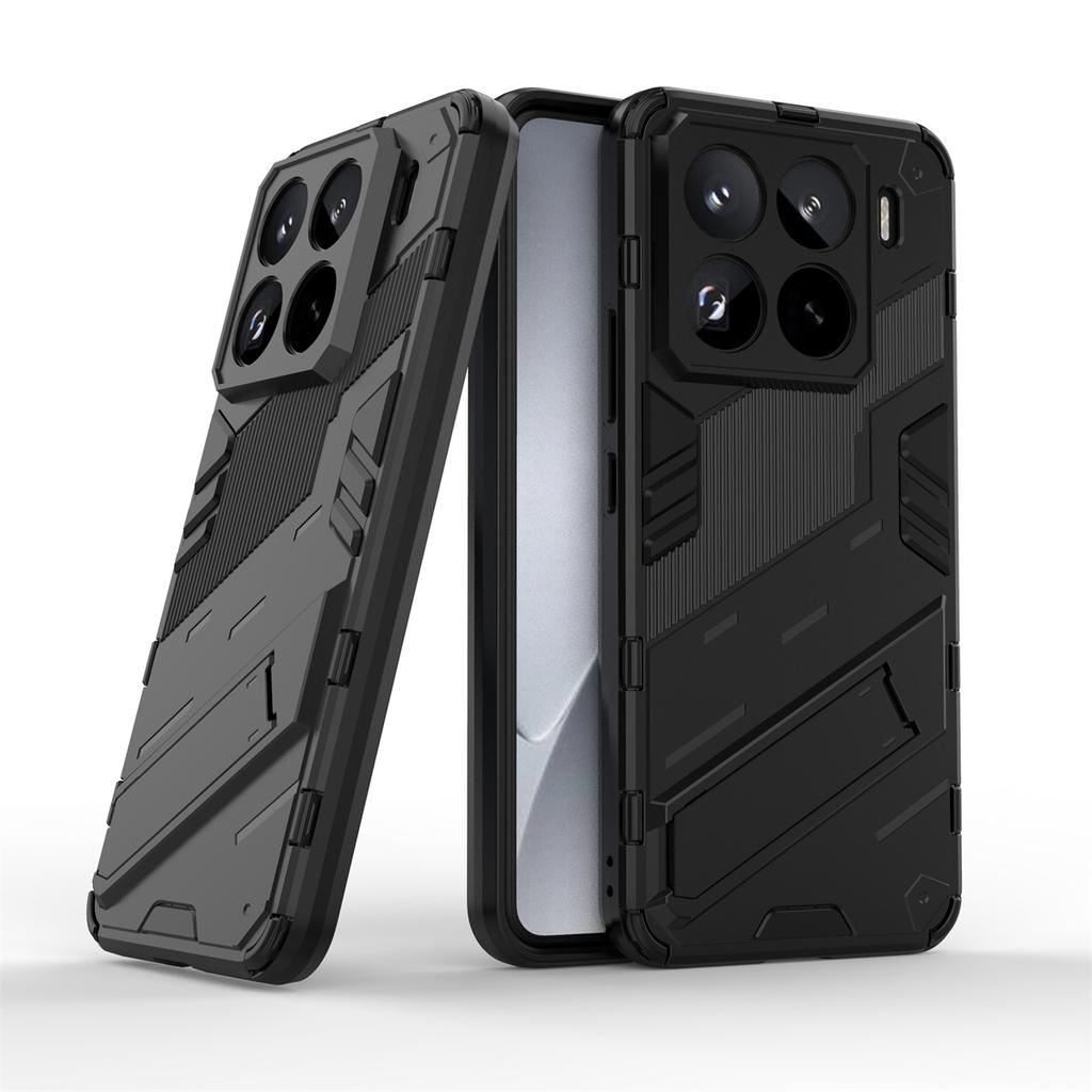 For Xiaomi 15 Pro Case PC+TPU Shockproof Phone Cover with Kickstand