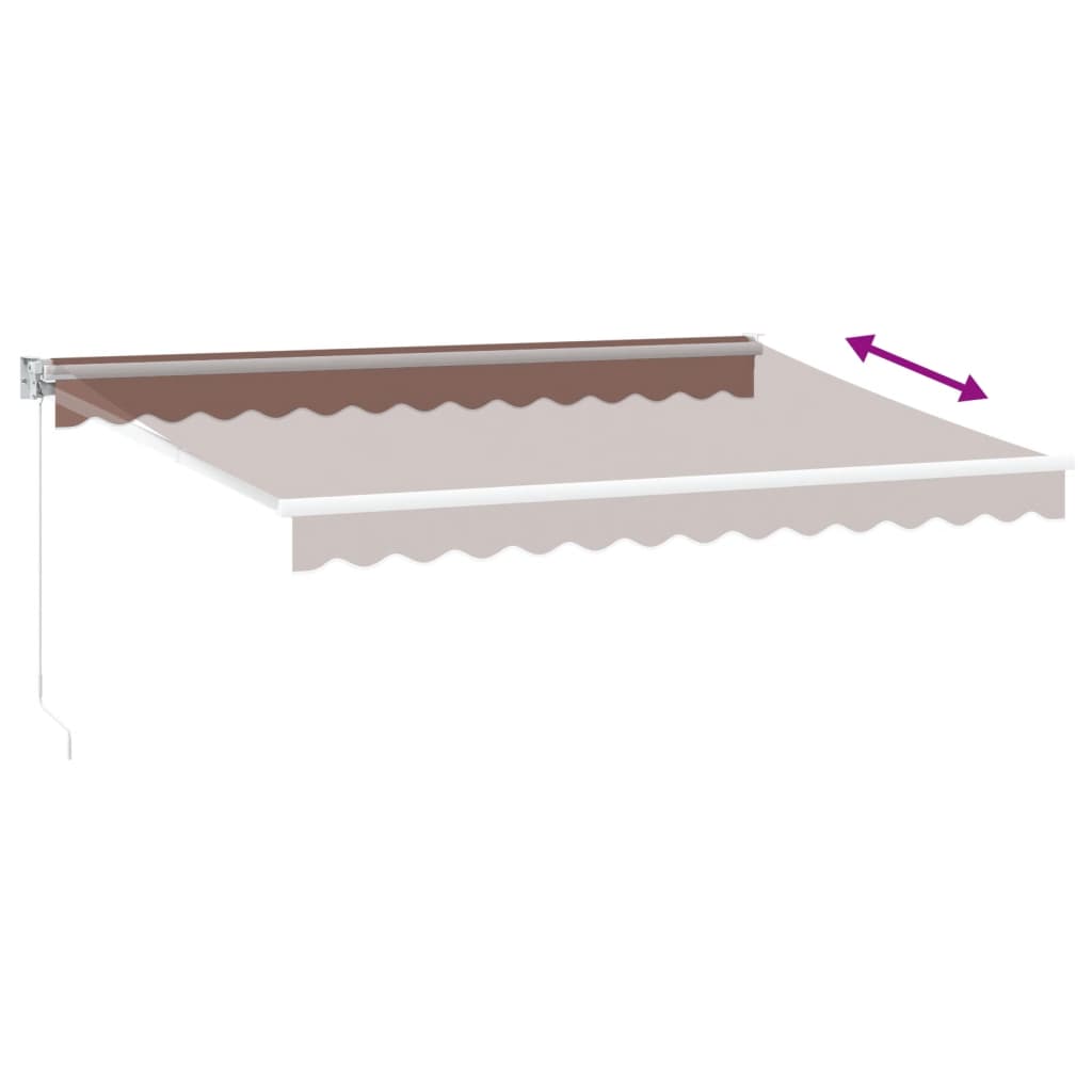 Manual Awning Brown 350x250 cm
