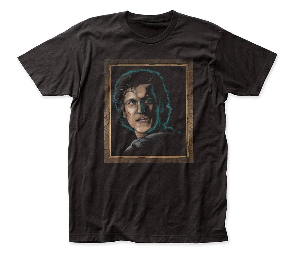 Authentic ARMY OF DARKNESS Ash Velvet Painting Slim-Fit T-Shirt S M L XL 2XL NEW