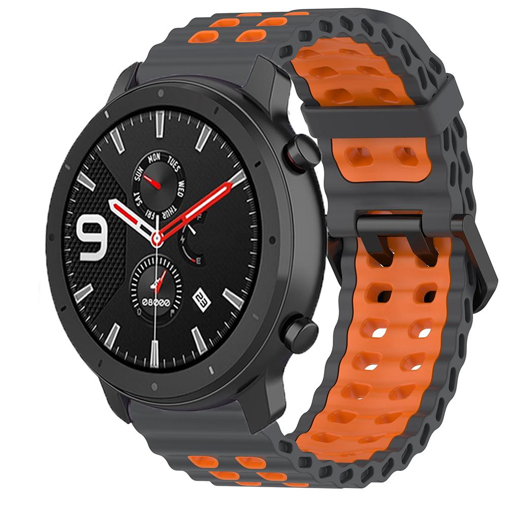 Силиконовый ремешок 22 мм для Amazfit GTR 47 мм/GTR 4 3 Pro/Balance 2 1/Bip 6 5/Stratos 2 3 Браслет для Huawei Watch GT6 5 4 46 мм Ремешок