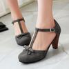 Elegant Women's Pumps Lolita D'Orsay Summer Shoes Fashion Strap Black Grey High Heels Classic Party Office Shoes Women Comfort