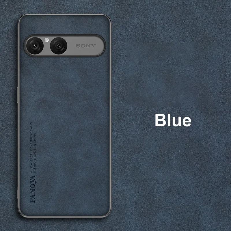 Для Sony Xperia 10 VII 10VII Чехол Роскошный Чехол из ПУ кожи для телефона Для Sony Xperia10 VII Задняя крышка Силиконовая Противоударная защита