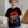 Детская футболка с принтом Демогоргона из «Очень странных дел» для мальчиков и девочек, с коротким рукавом, классическая, дизайн 1983 года, перевернутый, подарок для детей