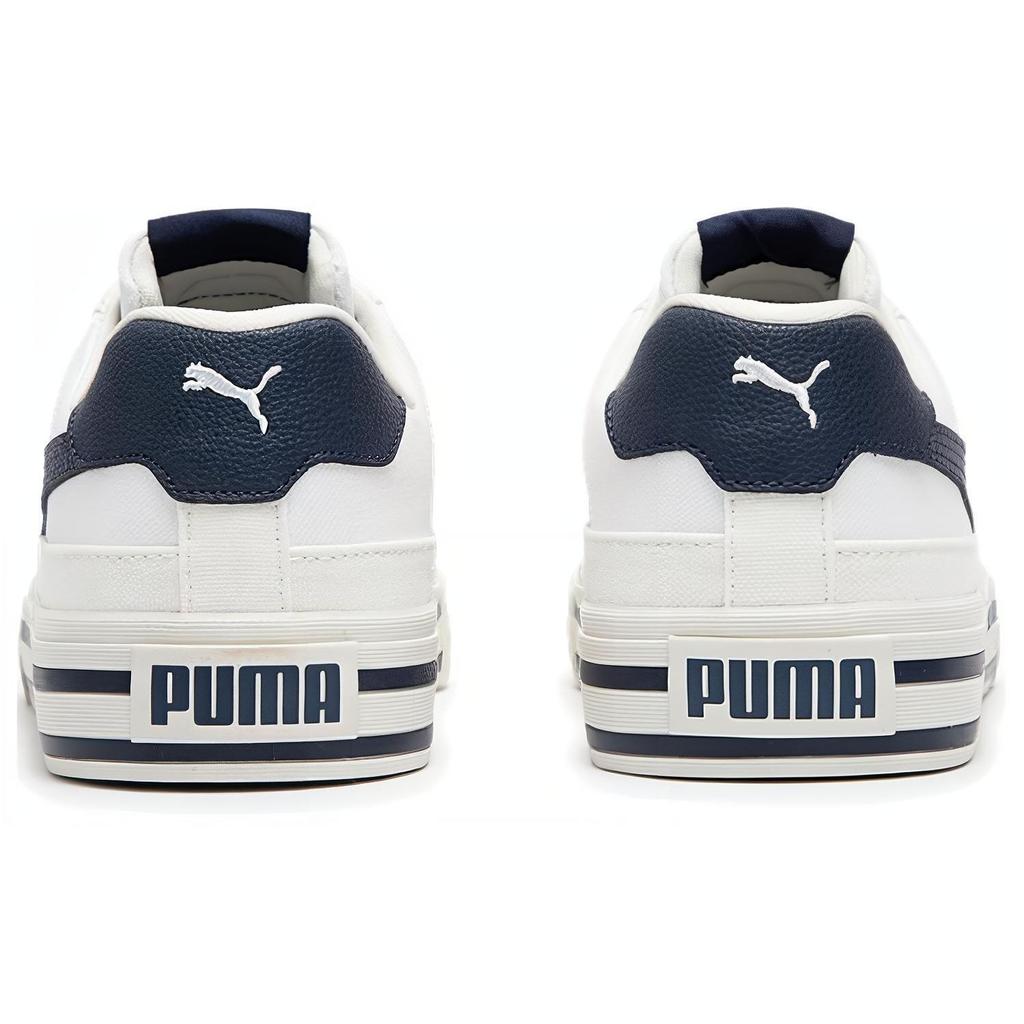 Puma Court Classic Low Top Sneakers Unisex Sneakers White Blue 396353-04