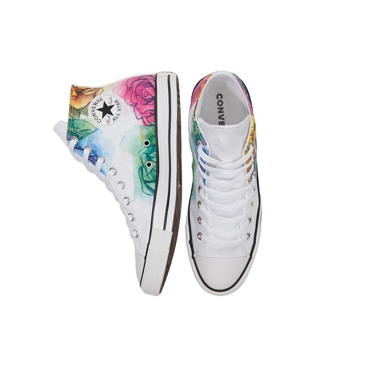 Converse Chuck Taylor All Star High Top Skull and Roses 'White' Men's 169106F
