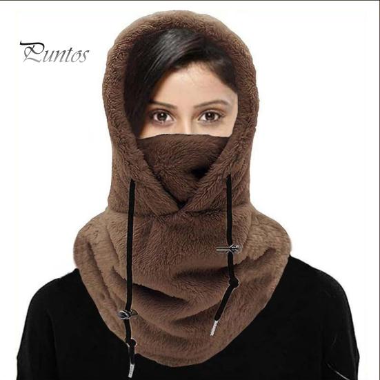Женская зимняя шапка-балаклава, толстая, теплая, флисовая, ветрозащитная, регулируемая, полная защита, для путешествий на открытом воздухе, для холодной погоды, для езды на велосипеде, катания на лыжах