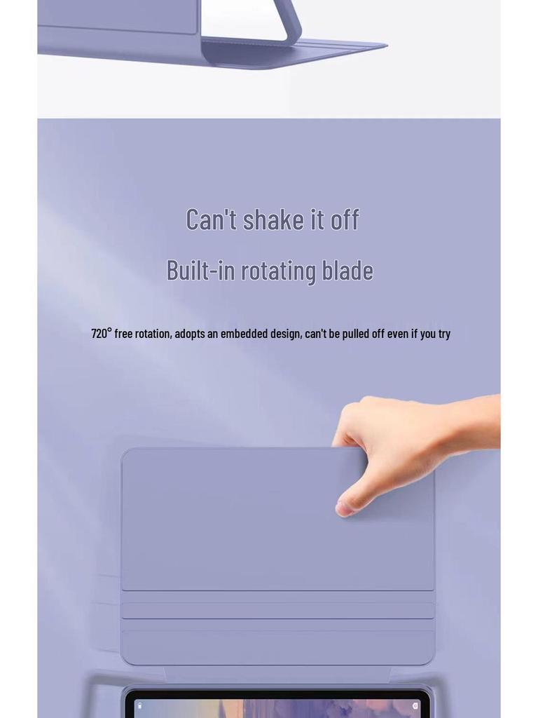 Huawei MatePad 11 Case: Acrylic Protective Shell with Pen Slot & 360° Rotation for Air 11.5S.