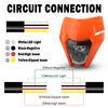 Светодиодная фара для мотоцикла KTM EXC EXCF SX SXF XC XCF XCW XCFW 125 150 250 300 350 450 530 Фара Мотокросс Эндуро Грязевой Грязевой