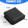 40 Disc Car CDs Holder Organizers PU Leather Storage Case For Music Enthusiasts Secure AntiScratch Design Travel Friendly
