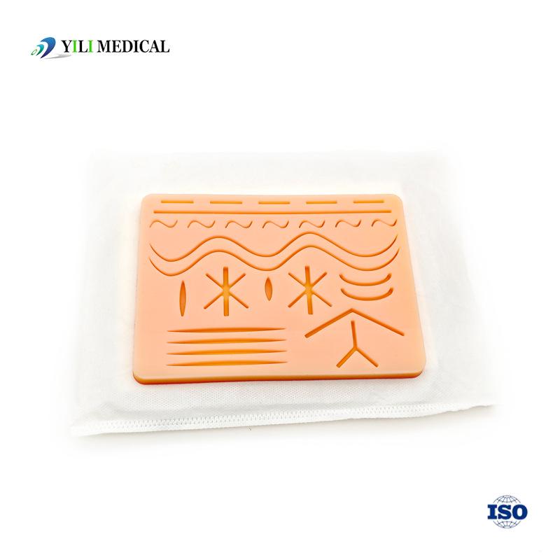 MTS Silicone Surgical Suture Practice Module - Medical Teaching Aid Simulation Skin Pad