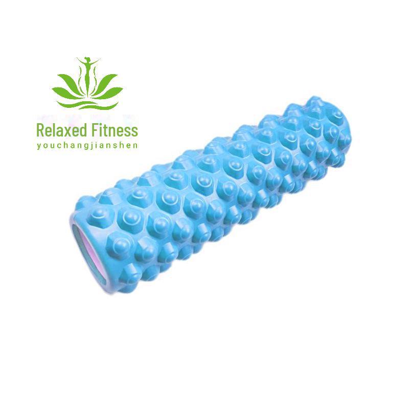 45cm EVA Foam Roller with Textured Surface for Muscle Massage and Relaxation