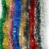 Стильные рождественские барные стойки Лента Мишура Гирлянда Длина 5 м Восхитительный декор