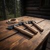 Набор для игры в дартс на открытом воздухе, мишень для метания топоров, с деревянным диском, 3 топорика, веревка, для дома, заднего двора, семейной вечеринки