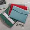 A4 Waterproof Business Leather Document Bag, Thickened File & Contract Holder, Customizable with Logo