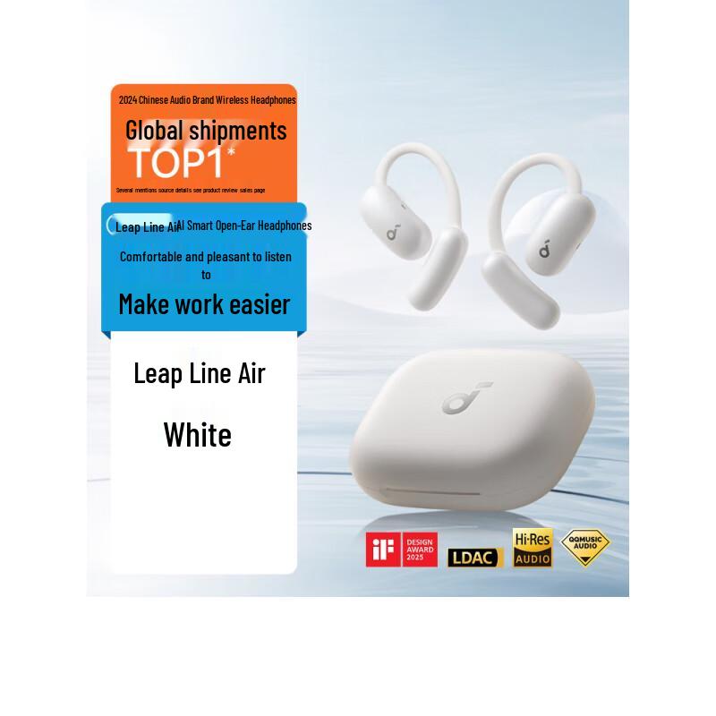 SoundCore AeroFit 2 Open-Ear Wireless Bluetooth Sports Headphones