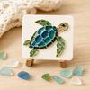 DIY Beginner Friendly Mosaic Kit Mosaic Craft Supply Glass Mosaic Kit  Ocean Animals Theme