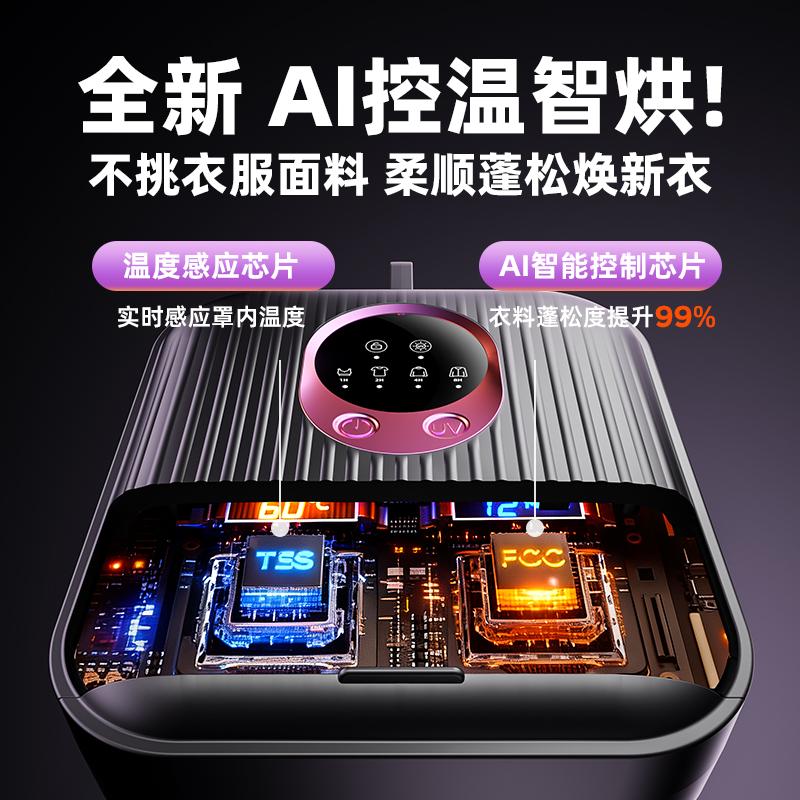 Mini, compact, intelligent storage dryer, portable, foldable, heated outdoor travel home dryer