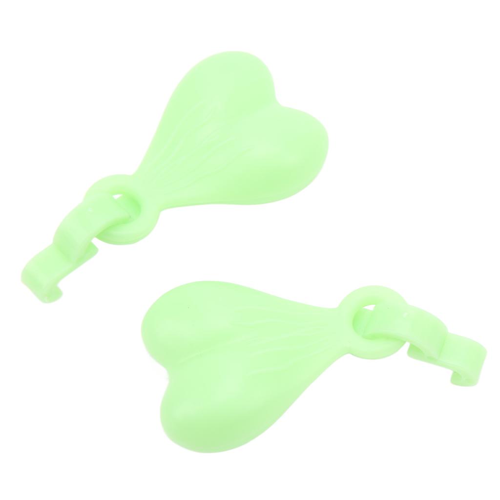 1 Pair Shoe Charm Unique Slipper Hanging Decoration for Girls Women Birthday Gift Fluorescent Green