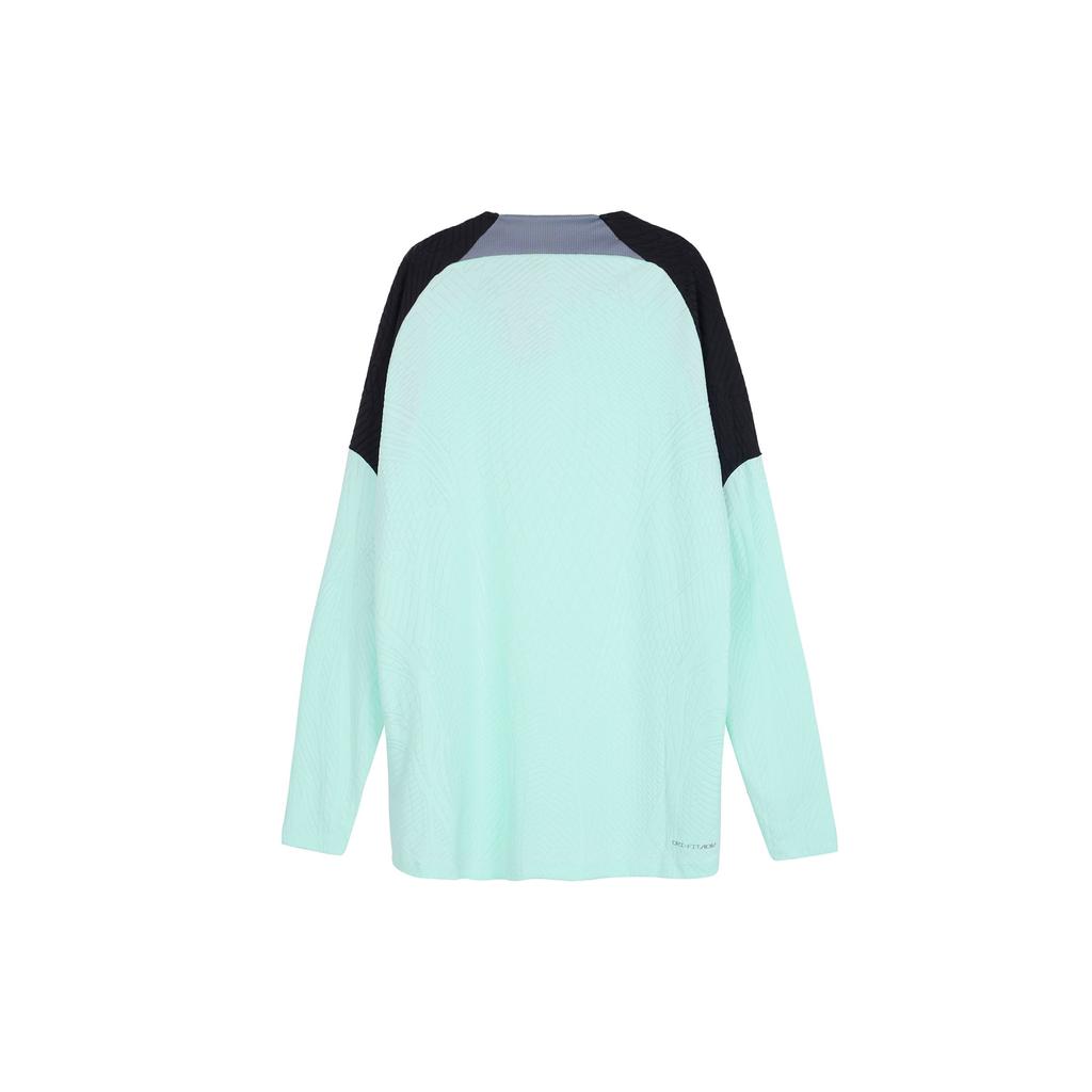 Nike Футболка мужская повседневная спортивная с круглым вырезом и длинным рукавом цвета мяты DZ0690-354