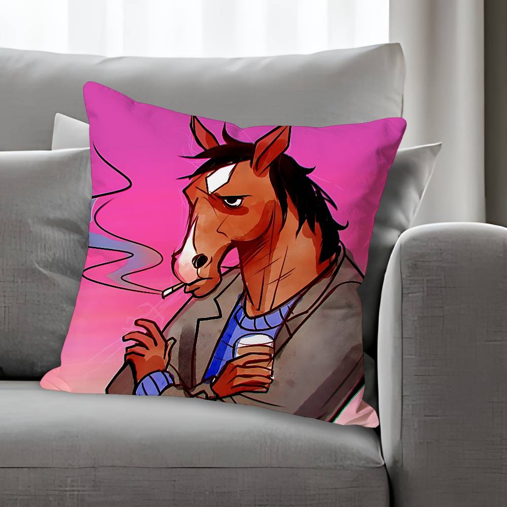 BBoJack HHorsemanS Аниме Знаменитость Товары Универсальная Печатная Наволочка Декор Дивана Машины Офиса Комнаты Защитник