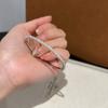 Новый Тренд Известные Высококачественные Европейские Роскошные Ювелирные Изделия Браслеты Для Женщин Фианит Браслет Классический Чистый 925 Серебро