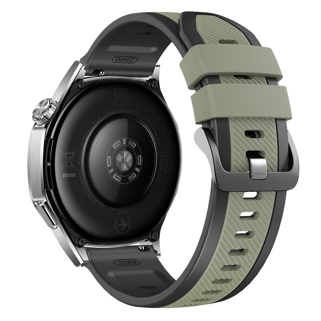 22 мм Твиловый ремешок для часов Huawei Watch GT 6/5/5 Pro/4 46 мм Двухцветный силиконовый ремешок Быстросъемный
