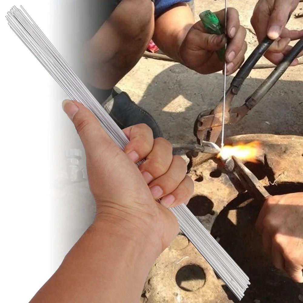 20pcs Easy Melt Welding Rod Low Temperature Welding Wire 1.6mm/1.8mm/2mm Weld Bar  Soldering Tool
