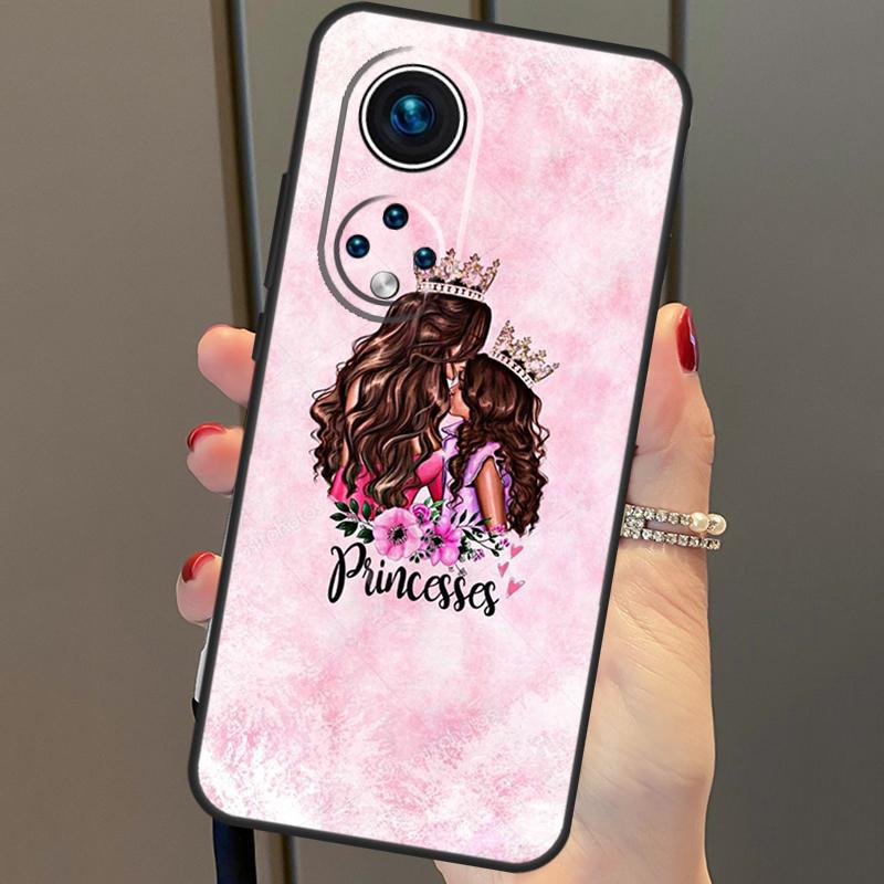 Красивый чехол для телефона Huawei P20 P30 P40 Lite Pro P Smart 2019 Nova 9 5T, чехол для телефона Honor 50 8X 9X 10i, для мамы, дочки и сына