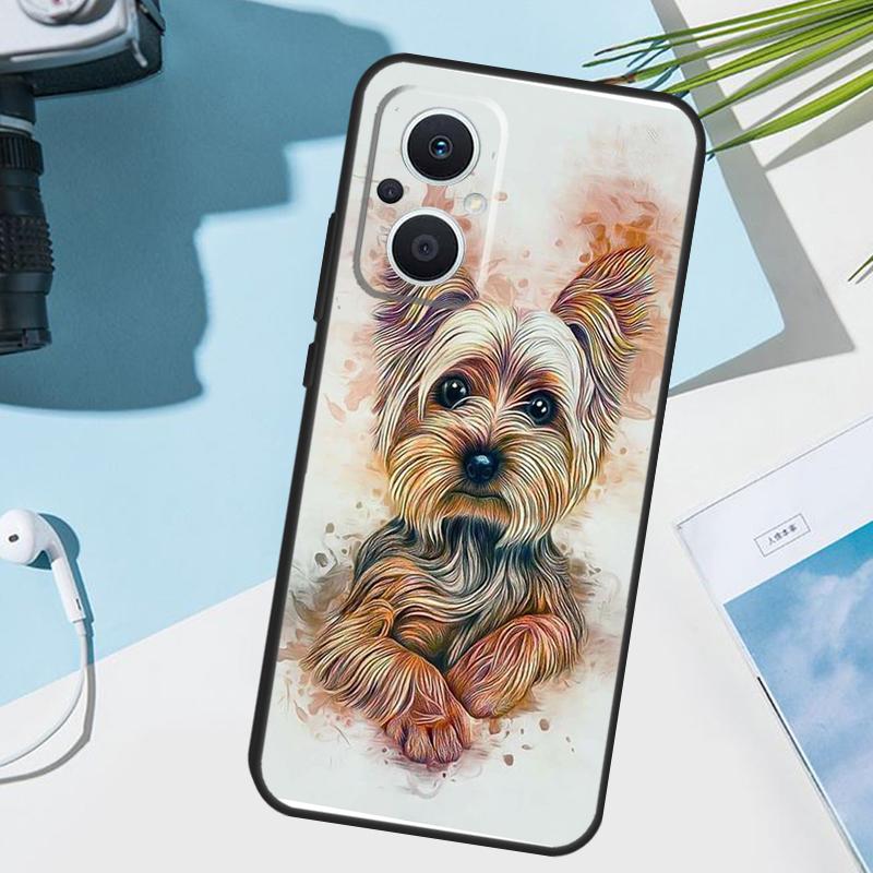 Чехол для телефона OPPO Reno 14 Pro 10 11 12 13 14F 13F 12F 11F 7 8 Lite с изображением собаки Йоркширский терьер, Чехол для OPPO Find X9 X6 X5 X8 Pro