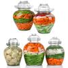 Jingqingfu Glass Pickle and Sauerkraut Jar with Sealed Lid