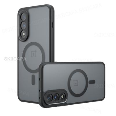 Матовый чехол для Magsafe для Oneplus Nord 5 CE5 ACE 5 Ultra ACE5 Racing Противоударный Беспроводная зарядка Магнитная Жесткая Задняя Крышка