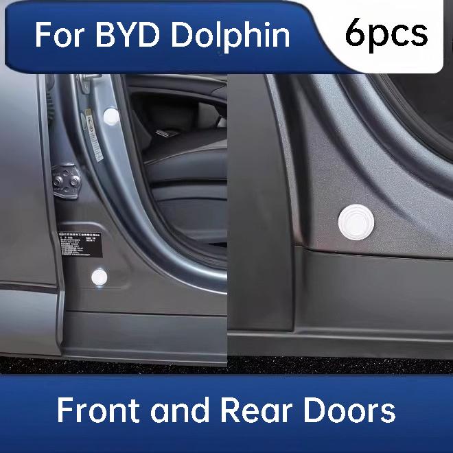 Для BYD Dolphin Интеллектуальная версия вождения Накладка-амортизатор двери Противовибрационная наклейка Аксессуары для интерьера