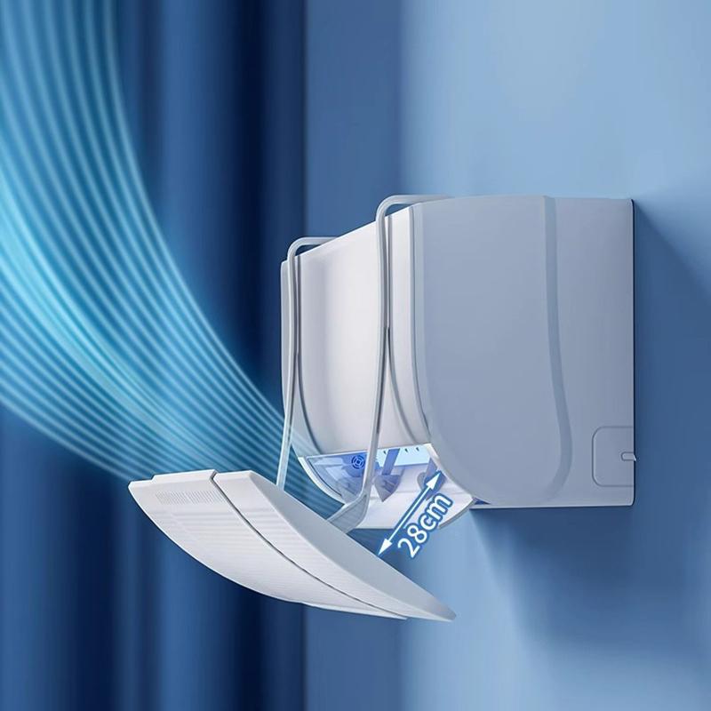 Avoid Punch Wind Deflector Straight Blow Outlet Wind Shields Wall-Mounted Air Conditioning Wind Deflector Scalable Universal