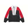 Keep On Trucking Multi-Color Patchwork Retro Sports Stand Collar Zip Jacket Women Jacket Black Red VN0A48BHBLK