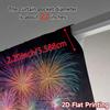 2pcs, 2D FLAT PRINTING Curtains (Without Rod) Firework Bloom Popular Contemporary Curtains 100% Polyester Curtains Gifts