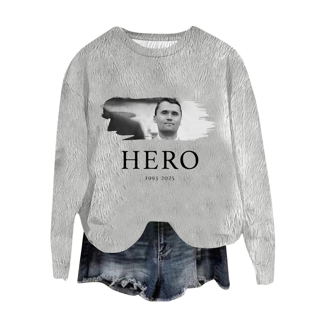 Женский модный пуловер с круглым вырезом, футболка с длинным рукавом, с принтом