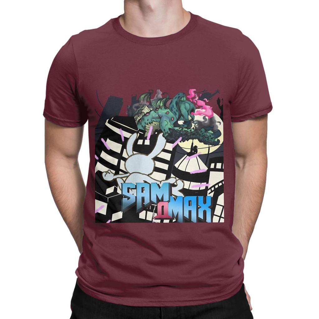 Sam And Max Hit The Road Shirt Funny 100 Cotton Tshirt Sam And Max Hit The Road Tops Tees For Unisex