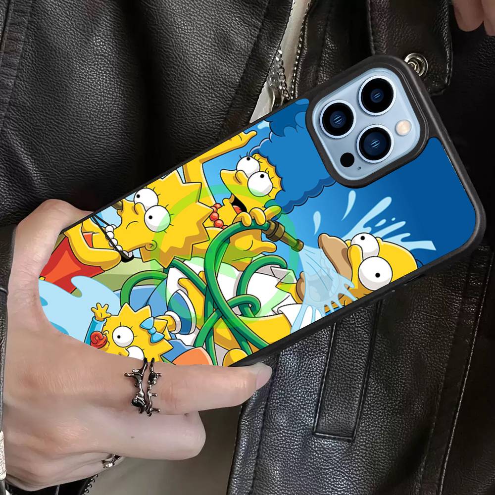 The S-Simpsons Phone Case Magnetic Wireless charging For iPhone 16 15 14 13 12 11 Pro Max Plus 17 Air Cover