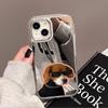 Cute Dog Cartoon Cat Phone Case For iPhone 14 Case iPhone 11 12 13 Pro Max XS XR X Lovely Animal Shockproof Mirror Cover Coque