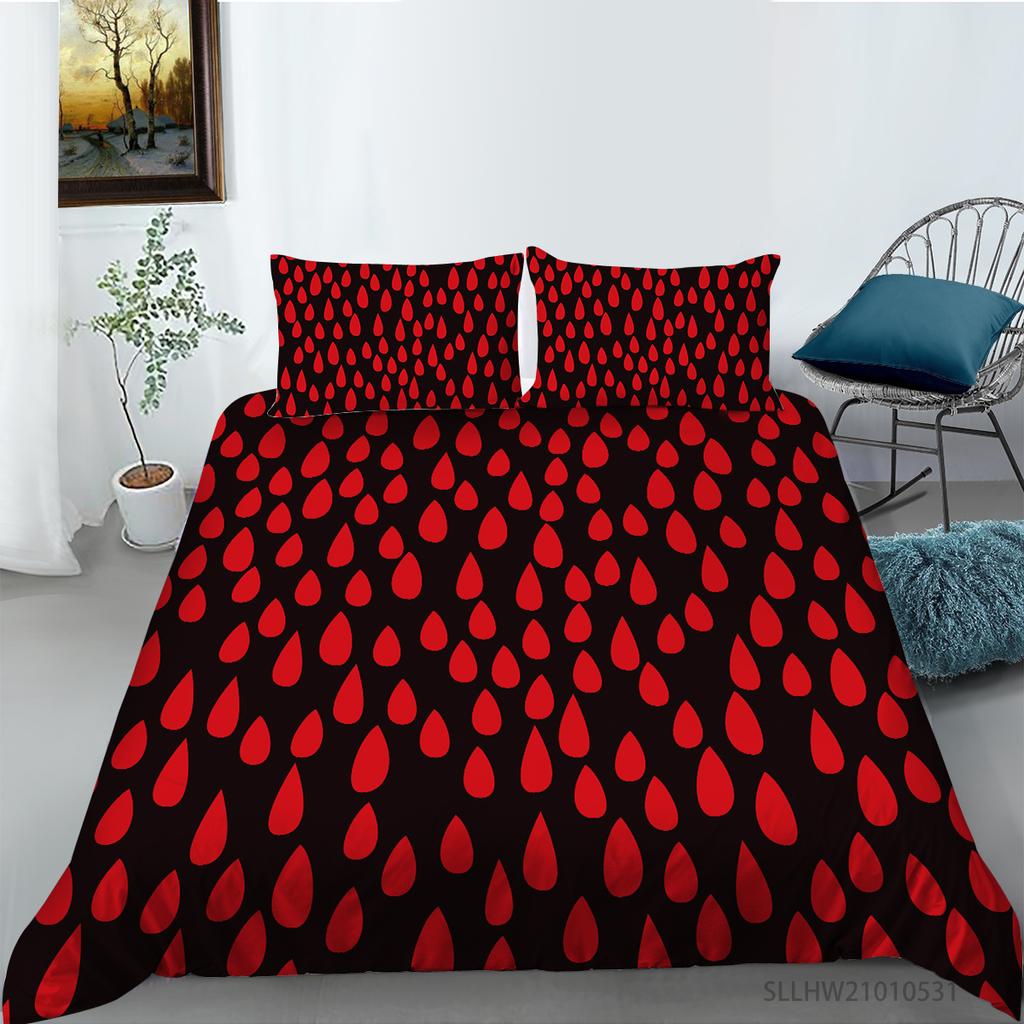 Комплект 3D-постельного белья из ткани из микрофибры, пододеяльник и наволочка, 2 или 3 предмета с графической печатью, удобное моющееся постельное белье в натуральную величину